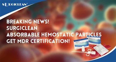 Breaking News! Surgiclean apsorbirajuće hemostatske čestice Dobijte MDR certi...